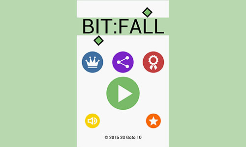 Bit:Fall title-screen Screenshot