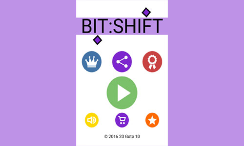 Bit:Shift title-screen Screenshot