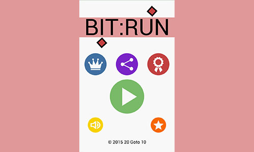 Bit:Run title-screen Screenshot