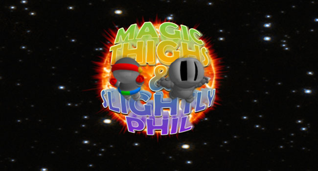 Magic Thighs & Slightly Phil Title-screen Screenshot
